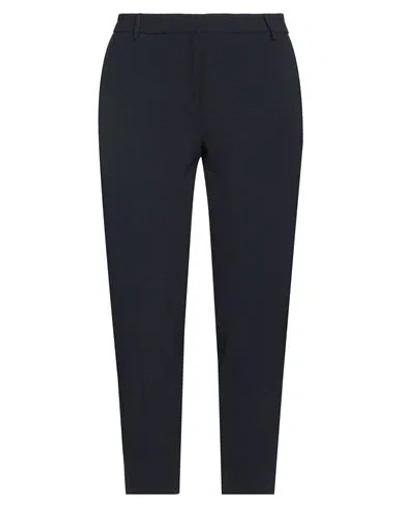 Ottod'ame Woman Pants Midnight Blue Size 10 Polyester, Elastane
