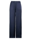 Ottod'ame Woman Pants Midnight Blue Size 10 Viscose In Blue