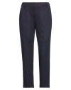 Ottod'ame Woman Pants Midnight Blue Size 4 Viscose, Polyester, Polyamide, Elastane In Blue
