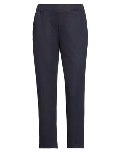 Ottod'ame Woman Pants Midnight Blue Size 4 Viscose, Polyester, Polyamide, Elastane