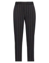 Ottod'ame Woman Pants Midnight Blue Size 10 Viscose, Wool, Acetate, Lurex In Blue