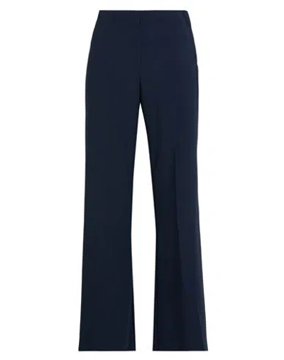 Ottod'ame Woman Pants Midnight Blue Size 8 Polyester