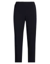 Ottod'ame Woman Pants Midnight Blue Size 12 Polyester, Viscose, Elastane In Black