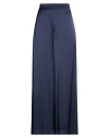 Ottod'ame Woman Pants Midnight Blue Size 12 Viscose In Multi