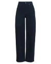 Ottod'ame Woman Pants Midnight Blue Size 31 Organic Cotton, Elastane
