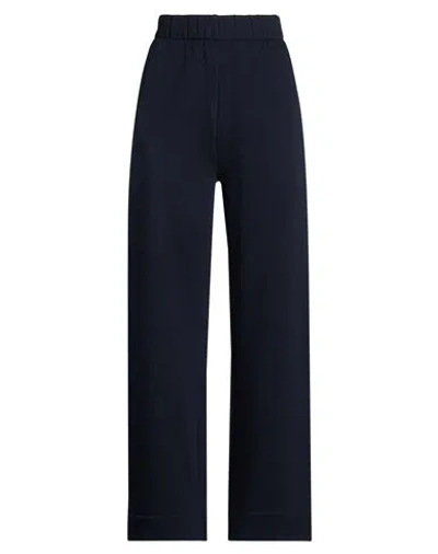 Ottod'ame Woman Pants Midnight Blue Size 6 Cotton
