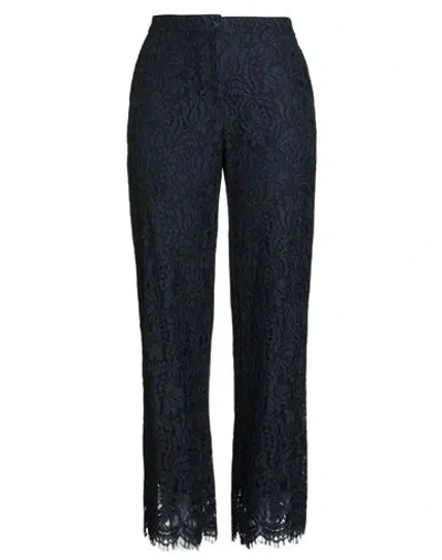 Ottod'ame Woman Pants Midnight Blue Size 8 Nylon, Cotton, Viscose