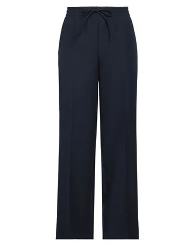 Ottod'ame Woman Pants Midnight Blue Size 8 Polyester