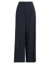 Ottod'ame Woman Pants Navy Size 8 Polyester, Rayon, Elastane In Blue