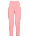 Ottod'ame Woman Pants Pink Size 4 Polyester, Viscose, Elastane