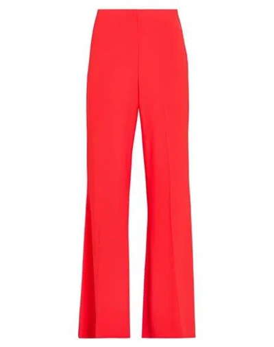 Ottod'ame Woman Pants Red Size 10 Polyester