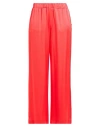 Ottod'ame Woman Pants Red Size 10 Viscose In Red