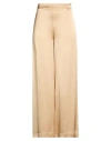 Ottod'ame Woman Pants Sand Size 10 Viscose In Neutral