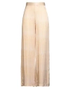 Ottod'ame Woman Pants Sand Size 6 Viscose In Neutral