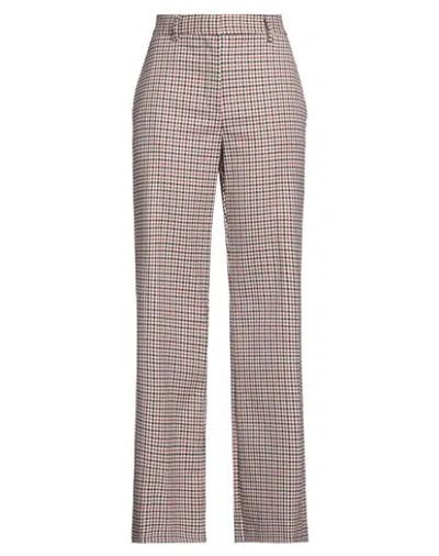 Ottod'ame Woman Pants Tan Size 6 Polyester, Viscose, Elastane