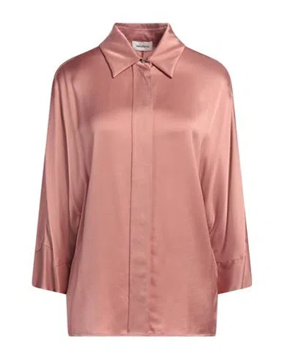 Ottod'ame Woman Shirt Antique Rose Size 12 Viscose In Pink