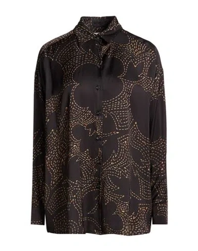 Ottod'ame Woman Shirt Black Size 12 Viscose