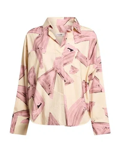 Ottod'ame Woman Shirt Blush Size 2 Cotton In Multi