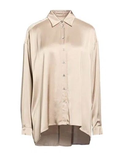 Ottod'ame Woman Shirt Bronze Size 10 Viscose In Yellow