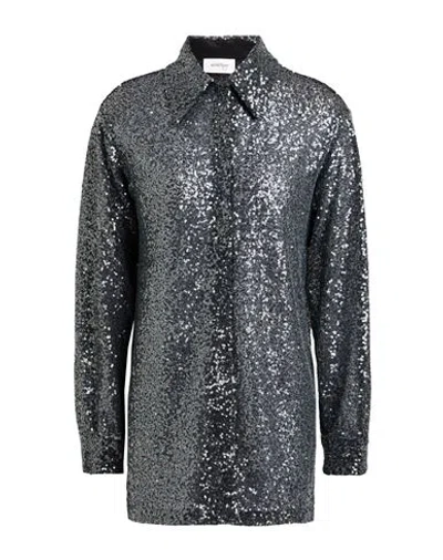 Ottod'ame Woman Shirt Charcoal Size 10 Polyester