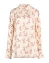 Ottod'ame Woman Shirt Cream Size 10 Viscose In White