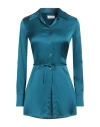 Ottod'ame Woman Shirt Deep Teal Size 12 Viscose In Blue