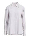 Ottod'ame Woman Shirt Light Grey Size 6 Acetate, Silk In Grey