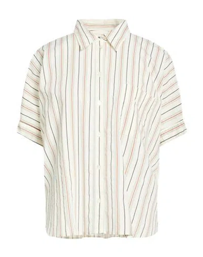 Ottod'ame Woman Shirt Light Grey Size 6 Cotton, Polyamide In Multi