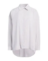 Ottod'ame Woman Shirt Light Grey Size 10 Cotton