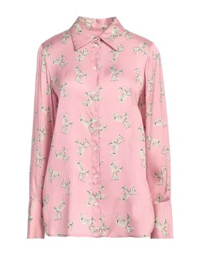 Ottod'ame Woman Shirt Pink Size 6 Viscose