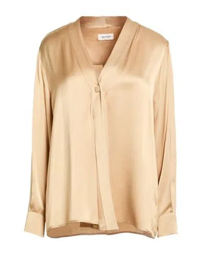 Ottod'ame Woman Shirt Sand Size 12 Viscose In Neutral