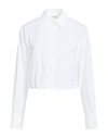 Ottod'ame Woman Shirt White Size 10 Cotton In White