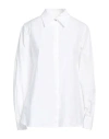 Ottod'ame Woman Shirt White Size 12 Cotton In White