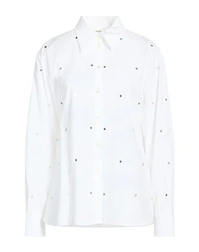 Ottod'ame Woman Shirt White Size 12 Cotton