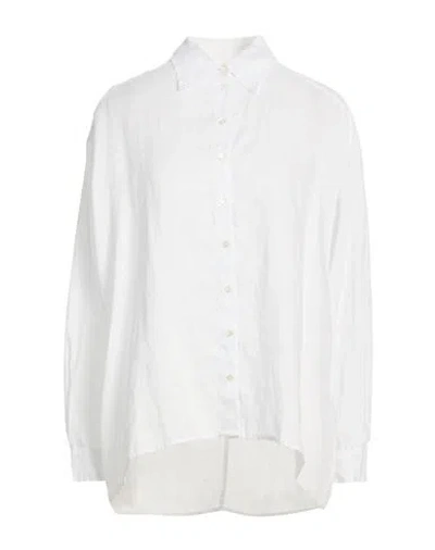 Ottod'ame Woman Shirt White Size 12 Linen