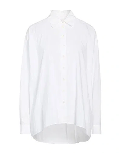 Ottod'ame Woman Shirt White Size 8 Cotton