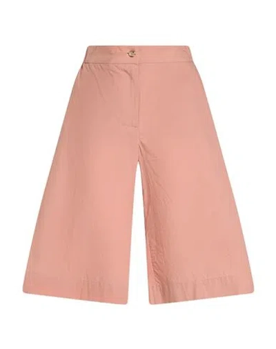 Ottod'ame Woman Shorts & Bermuda Shorts Antique Rose Size 2 Cotton In Pink