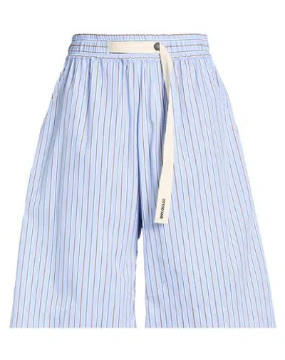 Ottod'ame Woman Shorts & Bermuda Shorts Azure Size 8 Cotton In Blue