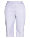 Ottod'ame Woman Shorts & Bermuda Shorts Lilac Size 8 Cotton, Elastane In Purple