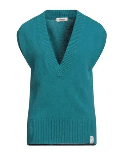 Ottod'ame Woman Sweater Deep Teal Size 6 Recycled Cashmere, Wool In Green