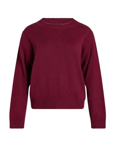 Ottod'ame Woman Sweater Garnet Size 10 Viscose, Polyamide, Wool, Cashmere In Red