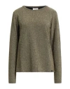 Ottod'ame Woman Sweater Gold Size 12 Viscose, Polyester, Polyamide, Elastane