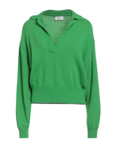Ottod'ame Woman Sweater Green Size 8 Merino Wool, Viscose, Polyamide, Cashmere