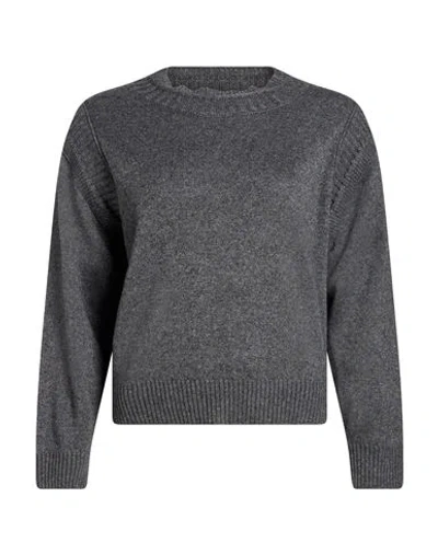 Ottod'ame Woman Sweater Grey Size 8 Viscose, Polyamide, Wool, Cashmere In Gray