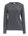 Ottod'ame Woman Sweater Gunmetal Size 10 Viscose, Polyester, Polyamide, Elastane