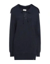 Ottod'ame Woman Sweater Midnight Blue Size 8 Acrylic, Wool, Viscose, Alpaca Wool, Polyester