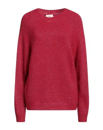 Ottod'ame Woman Sweater Red Size 10 Polyamide, Synthetic Fibers, Wool, Alpaca Wool, Elastane