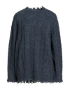 Ottod'ame Woman Sweater Slate Blue Size 10 Acrylic, Wool, Alpaca Wool, Viscose, Polyester