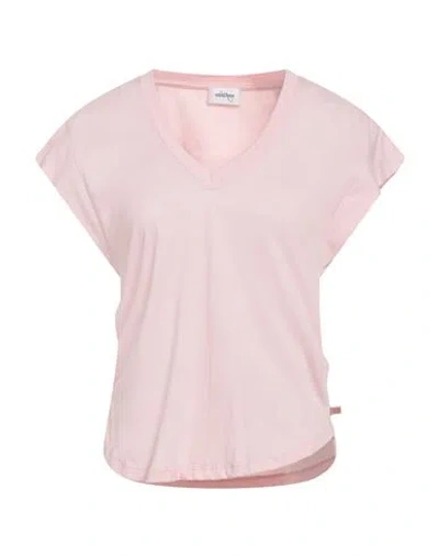 Ottod'ame Woman T-shirt Light Pink Size S Cotton