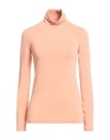Ottod'ame Woman T-shirt Salmon Pink Size 10 Acetate, Polyamide, Elastane